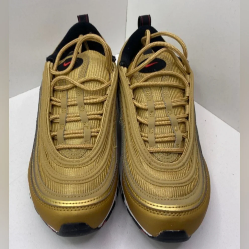 Nike Air Max 97 Correlate Metallic Gold Sneakers Women's 8 Size NIB MSRP $185 - Picture 4 of 9